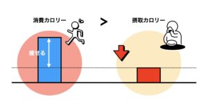 摂取カロリーを減らす